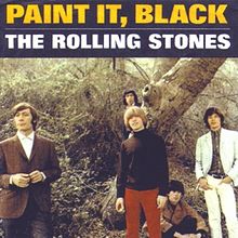 The Rolling Stones Paint It Black cover artwork