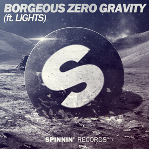 Borgeous ft. featuring Lights Zero Gravity cover artwork
