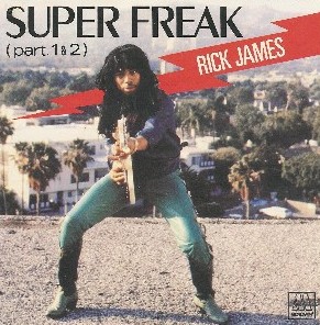 Rick James Super Freak cover artwork