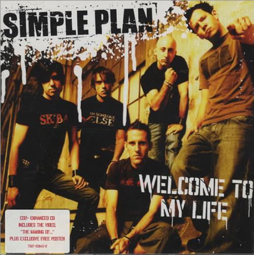 Simple Plan Welcome To My Life cover artwork