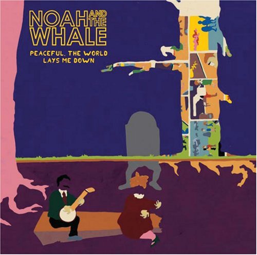 Noah and the Whale Peaceful, the World Lies Me Down cover artwork