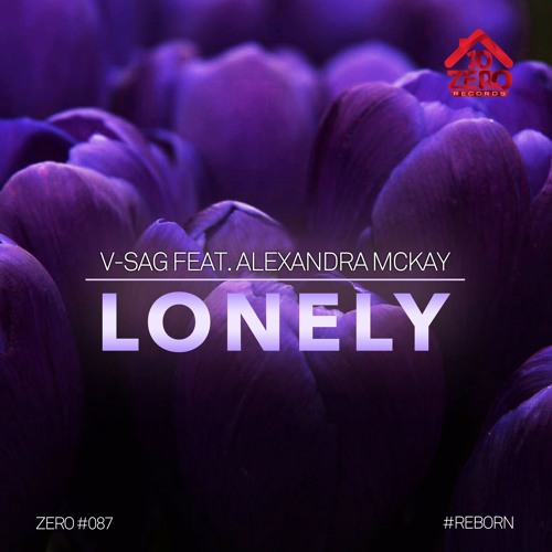 V-Sag featuring Alexandra McKay — Lonely cover artwork