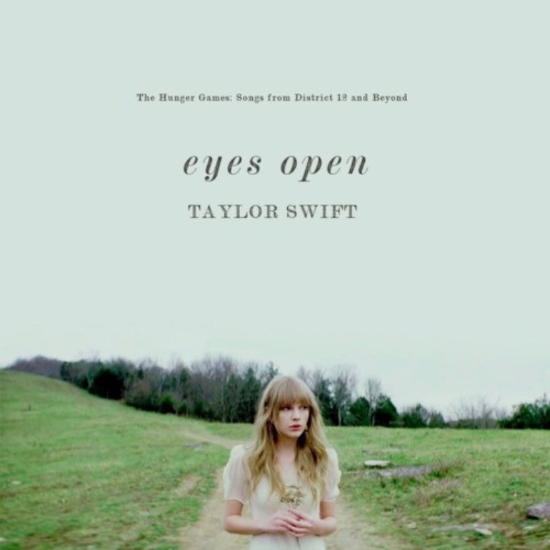 Taylor Swift — Eyes Open cover artwork
