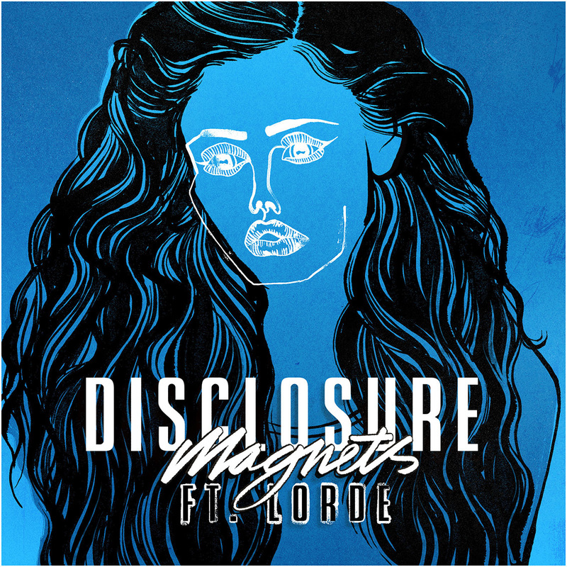 Disclosure featuring Lorde — Magnets cover artwork