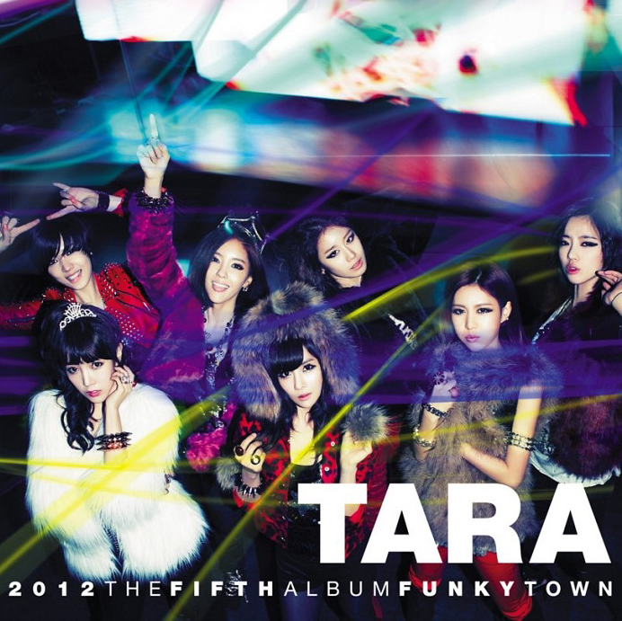 T-ARA Funky Town cover artwork