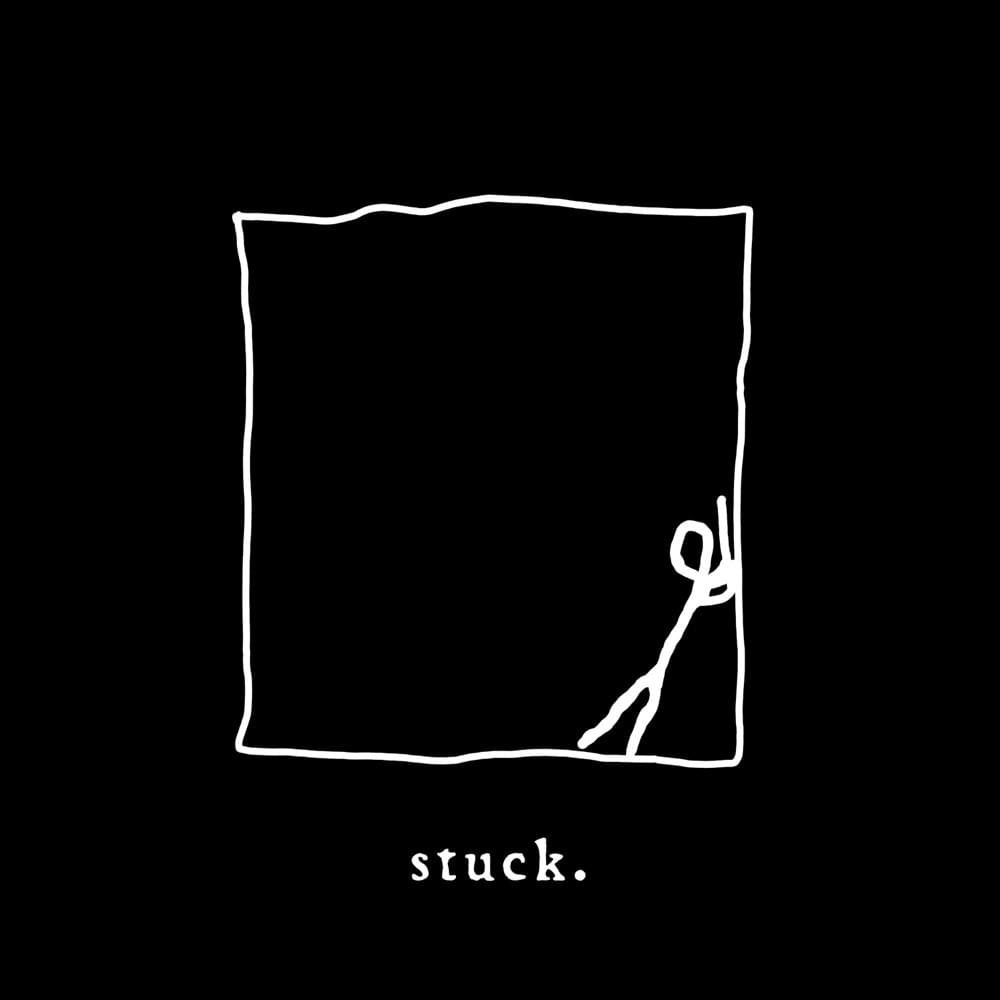 HARRY WAS HERE — stuck. cover artwork