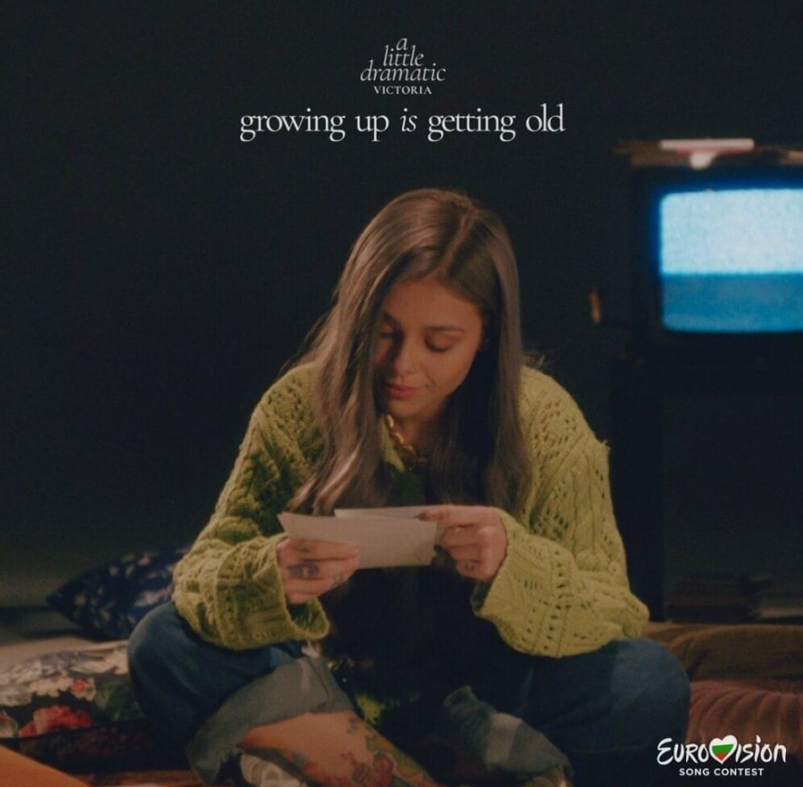 VICTORIA — growing up is getting old cover artwork