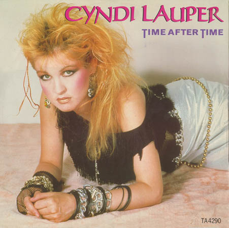 Cyndi Lauper Time After Time cover artwork