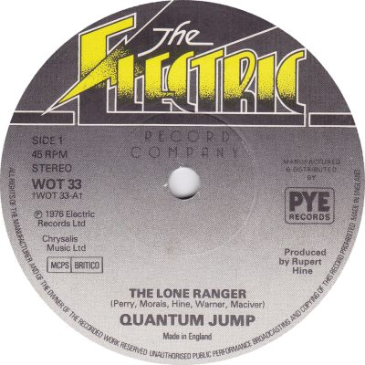Quantum Jump — The Lone Ranger cover artwork