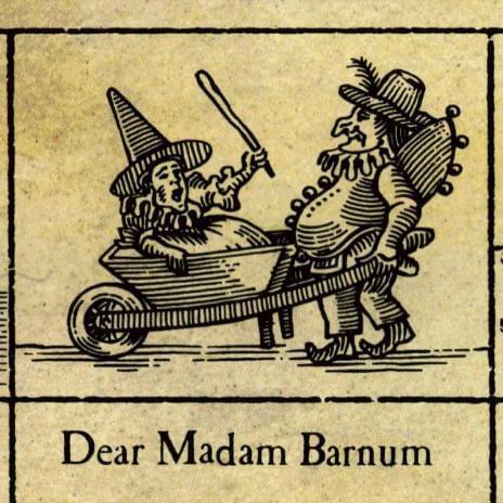 XTC — Dear Madam Barnum cover artwork