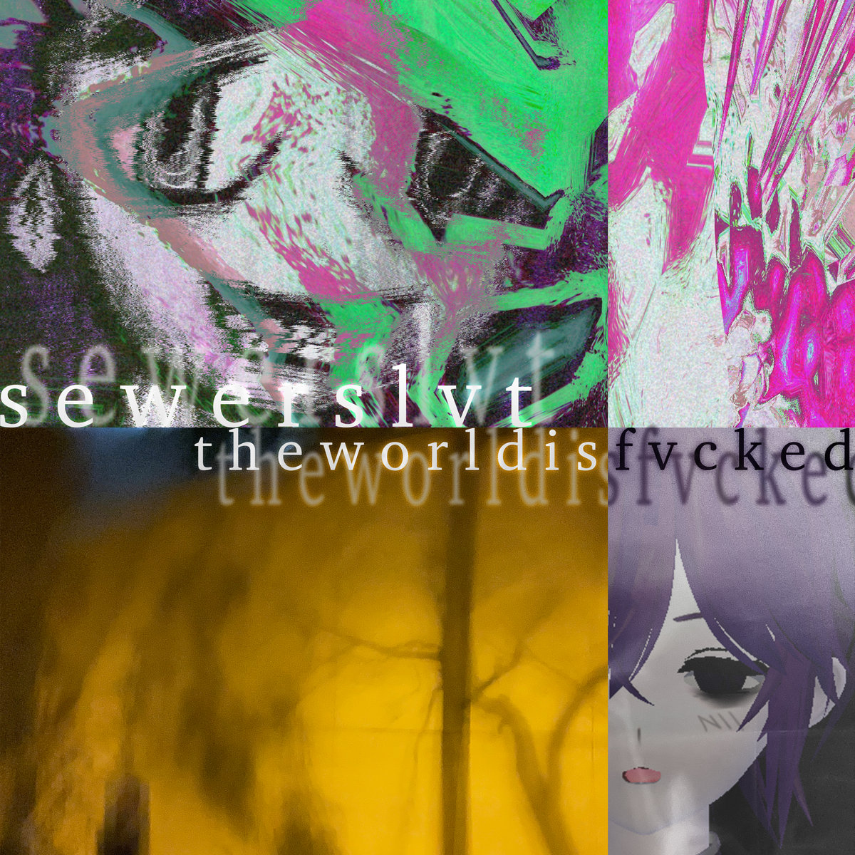 Sewerslvt The World Is Fvcked cover artwork