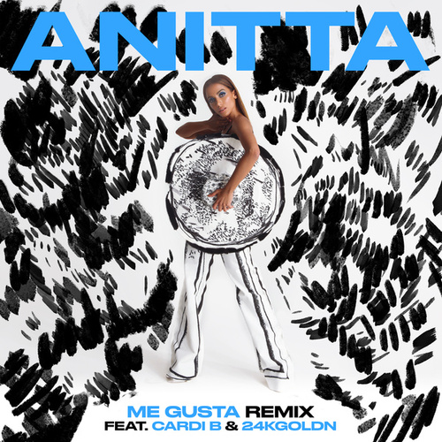 Anitta featuring Cardi B & 24kGoldn — Me Gusta - Remix cover artwork