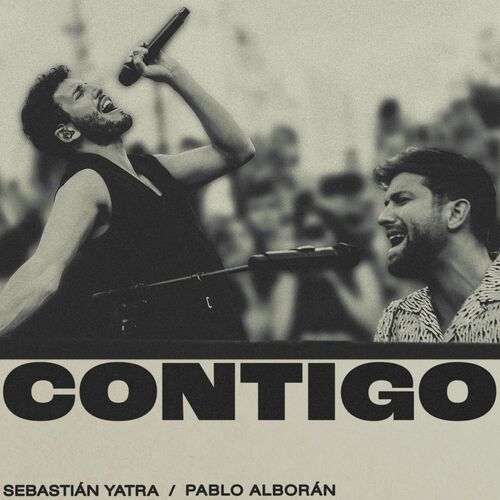 Sebastián Yatra & Pablo Alborán Contigo cover artwork