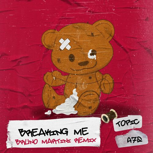 Topic & A7S Breaking Me (Bruno Martini Remix) cover artwork