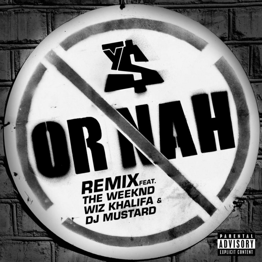 Ty Dolla $ign featuring The Weeknd, Wiz Khalifa, & Mustard — Or Nah (Remix) cover artwork