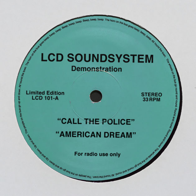 LCD Soundsystem call the police cover artwork