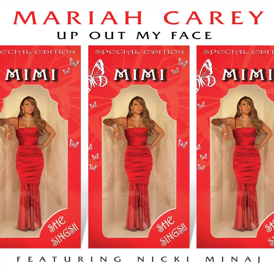 Mariah Carey featuring Nicki Minaj — Up Out My Face (Remix) cover artwork