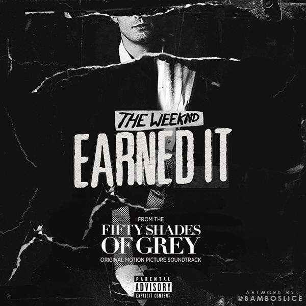 The Weeknd Earned It cover artwork