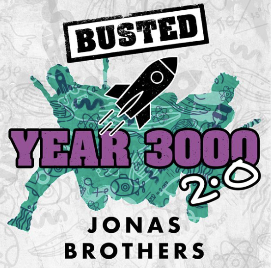 Busted & Jonas Brothers — Year 3000 2.0 cover artwork