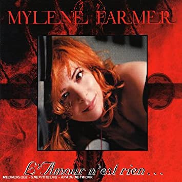 Mylène Farmer L&#039;amour n&#039;est rien cover artwork