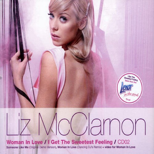 Liz McClarnon — Woman in Love/I Get the Sweetest Feeling cover artwork
