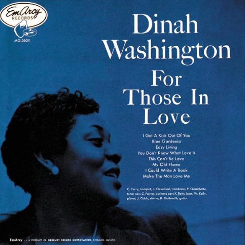 Dinah Washington For those in love cover artwork