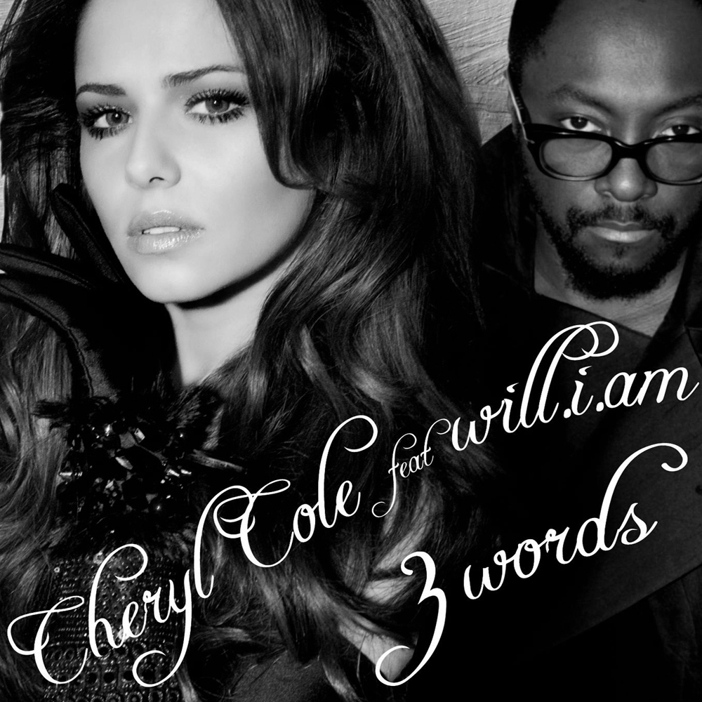 Cheryl ft. featuring will.i.am 3 Words cover artwork