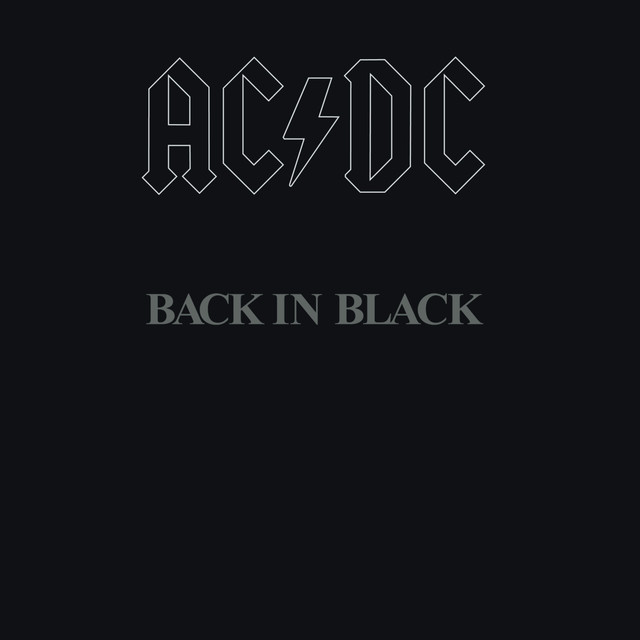 AC/DC Back in Black cover artwork