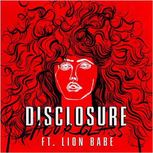 Disclosure featuring LION BABE — Hourglass cover artwork