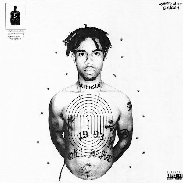 Vic Mensa There&#039;s Alot Going On cover artwork
