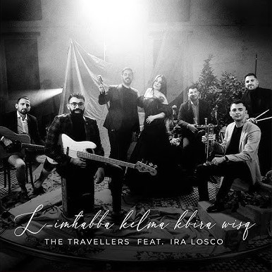 The Travellers featuring Ira Losco — L-Imħabba Kelma Kbira Wisq cover artwork