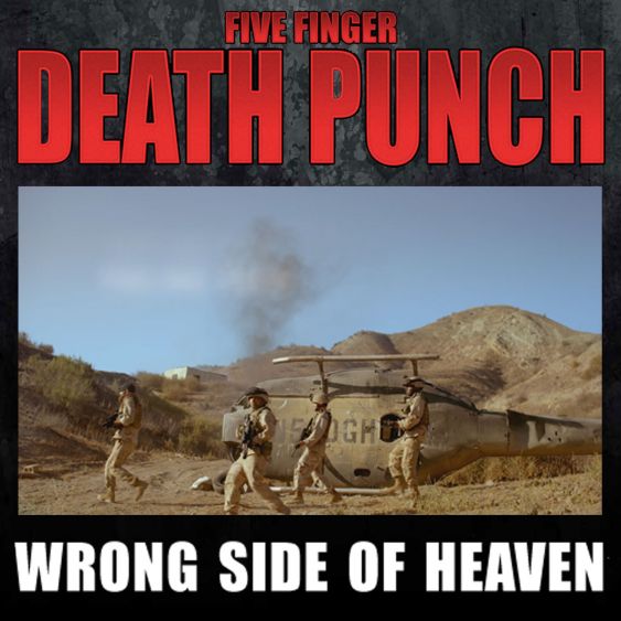 Five Finger Death Punch — Wrong Side of Heaven cover artwork