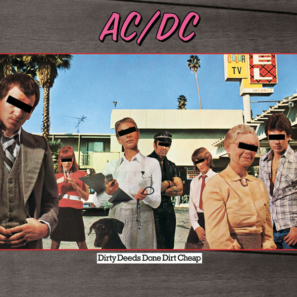 AC/DC Dirty Deeds Done Dirt Cheap cover artwork