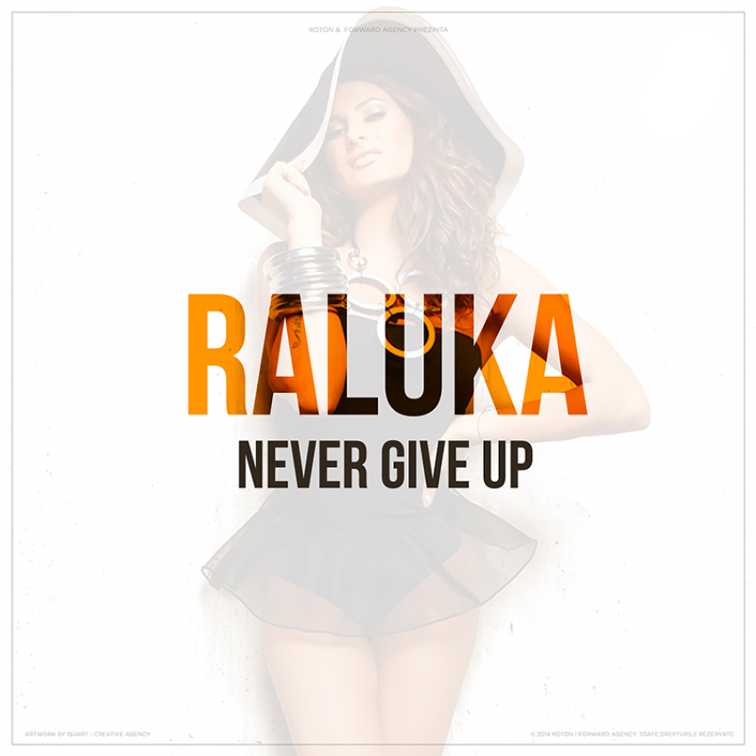 Raluka — Never Give Up cover artwork