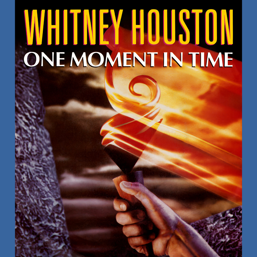 Whitney Houston One Moment in Time cover artwork