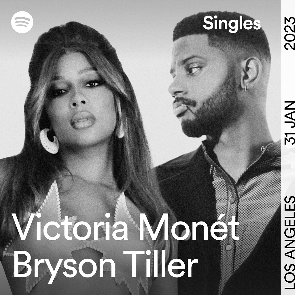 Victoria Monét & Bryson Tiller — We Might Even Be Falling In Love cover artwork