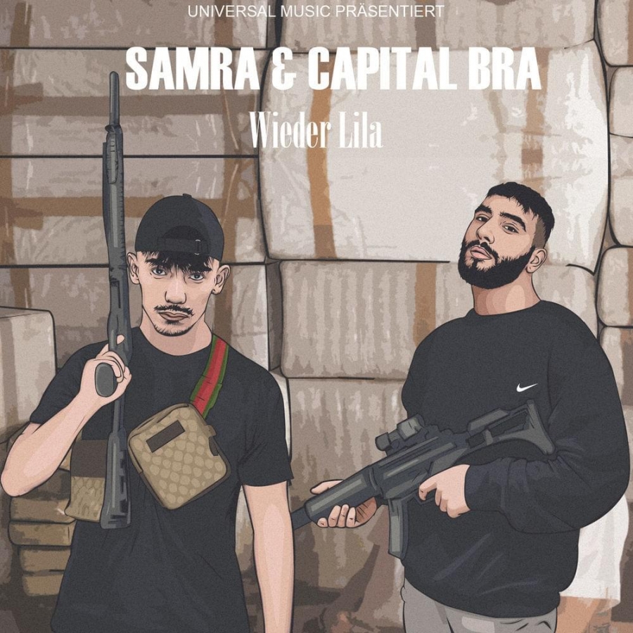 Samra featuring Capital Bra — Wieder Lila cover artwork