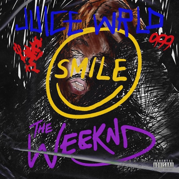 Juice WRLD & The Weeknd Smile cover artwork