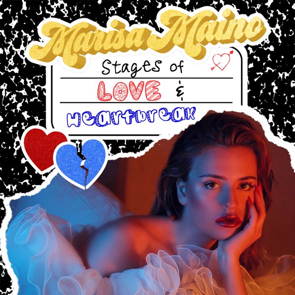 Marisa Maino STAGES OF LOVE &amp; HEARTBREAK cover artwork