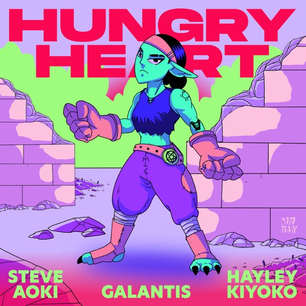 Steve Aoki & Galantis featuring Hayley Kiyoko — Hungry Heart cover artwork