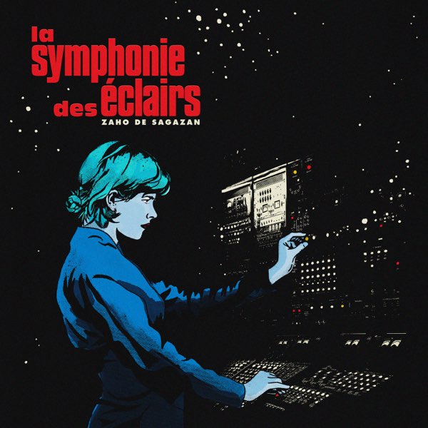 Zaho de Sagazan La symphonie des éclairs cover artwork