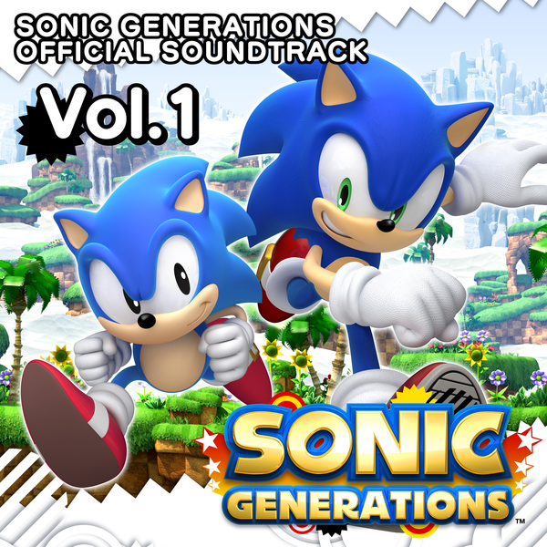SEGA Sound Team Sonic Generations Official Soundtrack Vol. 1 cover artwork