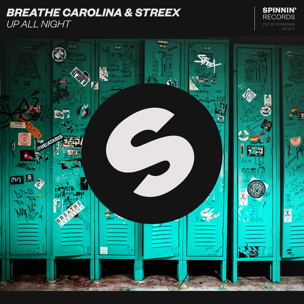 Breathe Carolina & Streex — Up All Night cover artwork