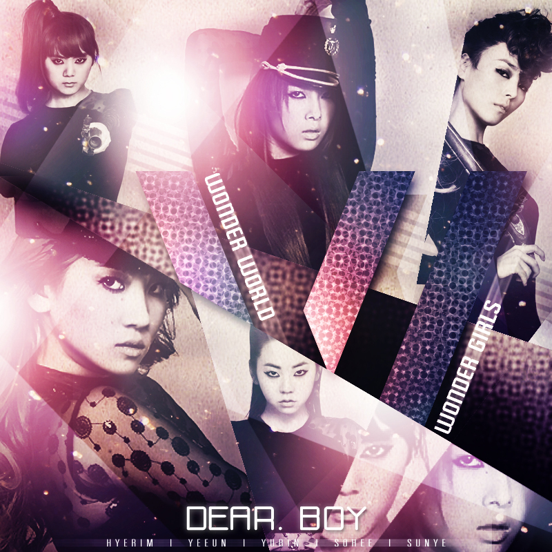 Wonder Girls Dear. Boy cover artwork