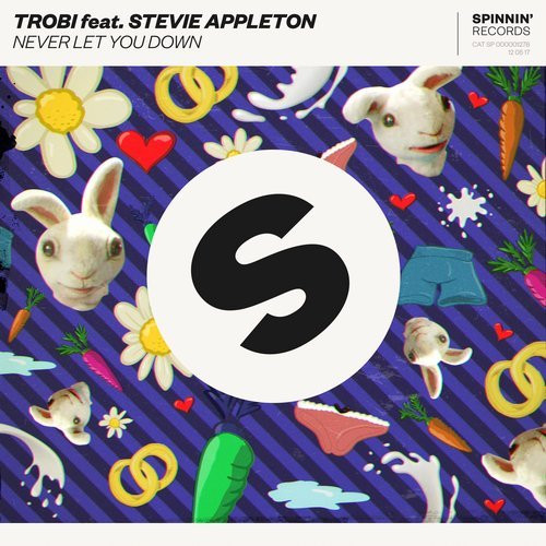 Trobi ft. featuring Stevie Appleton Never Let You Down cover artwork