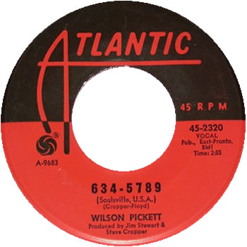 Wilson Pickett 634-5789 cover artwork