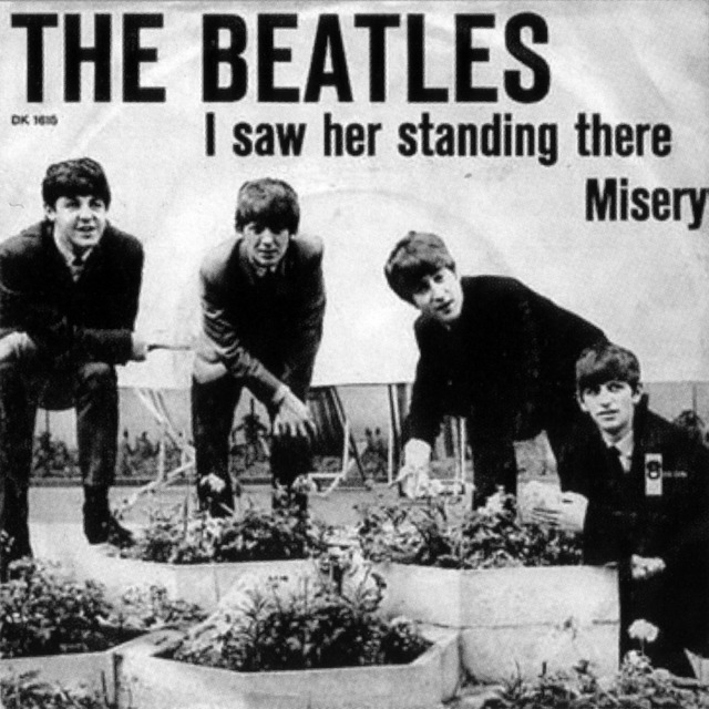 The Beatles I Saw Her Standing There cover artwork