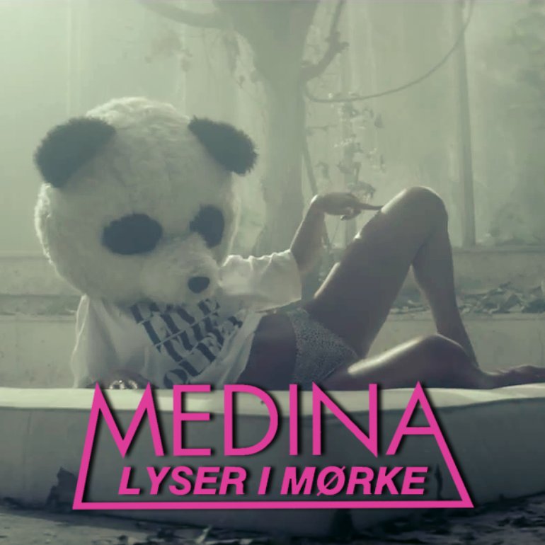 Medina Lyser i mørke cover artwork