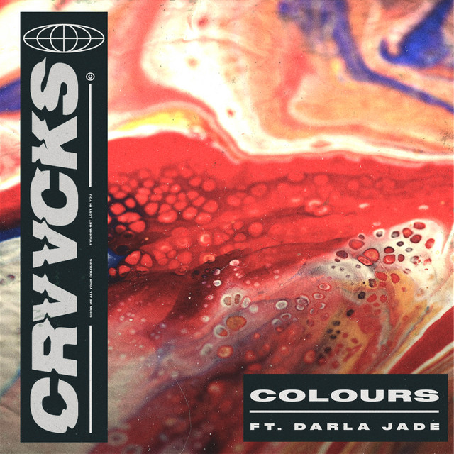Crvvcks featuring Darla Jade — Colours cover artwork