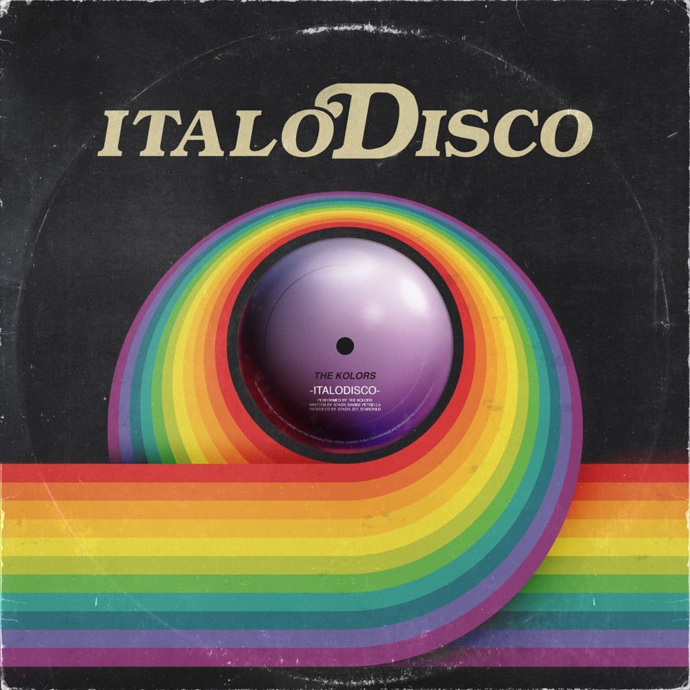 The Kolors ITALODISCO cover artwork
